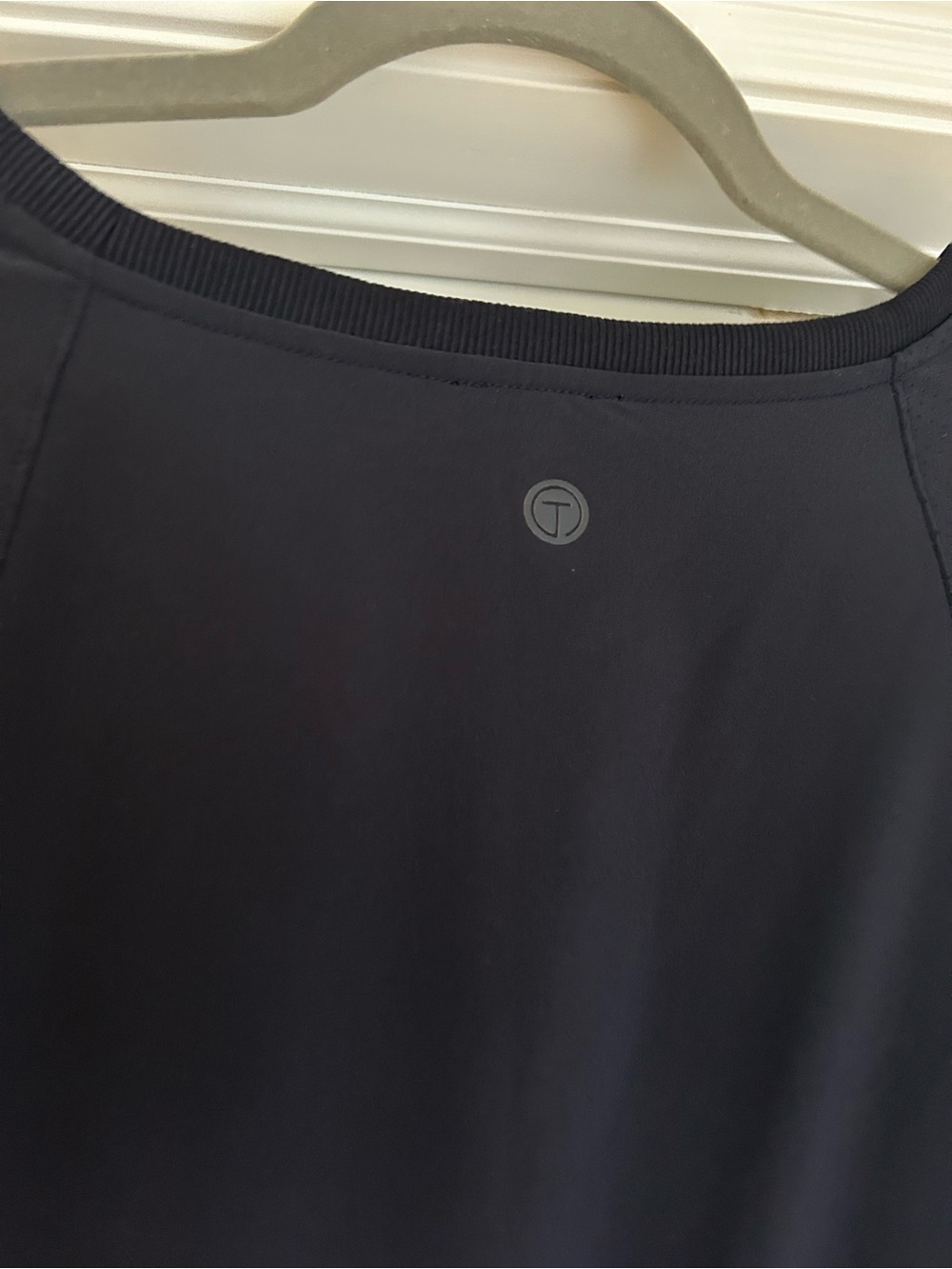 Talbots Navy Sleeveless Drawstring Shift Dress - Picture 4 of 5